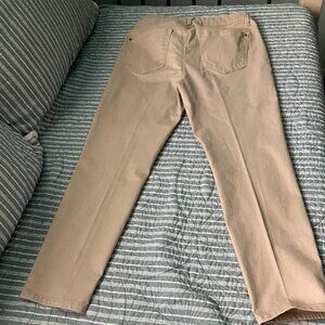 beige denim jeans